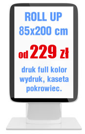 tanie stojaki rollup kraków, rollup, systemy rollup, tanio