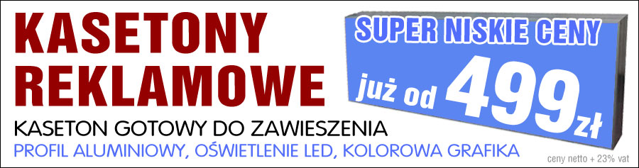 kasetony reklamowe krak�w, pod�wietlane, tablice, szyldy, stojaki krak�w